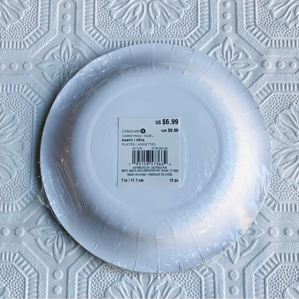 Celebrate It Christmas Tableware 3 pk
